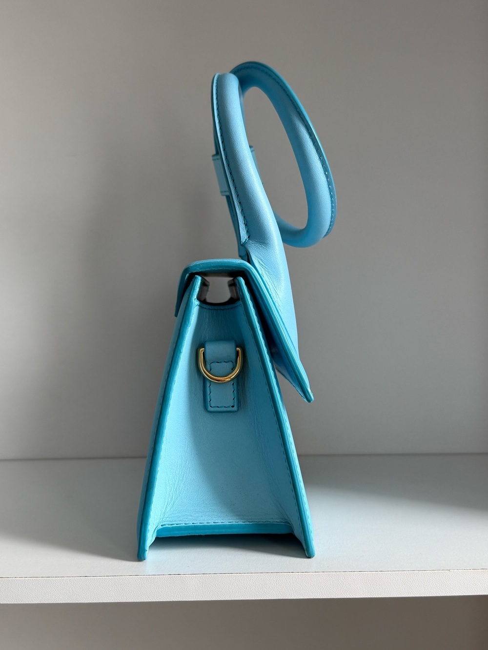 Jacquemus Le Chiquito Small Bag – Light Blue Leather - Picture 7 of 16
